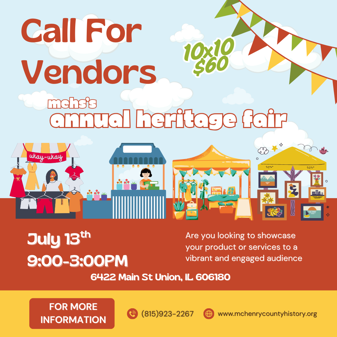 Heritage Fair Vendor Deadline