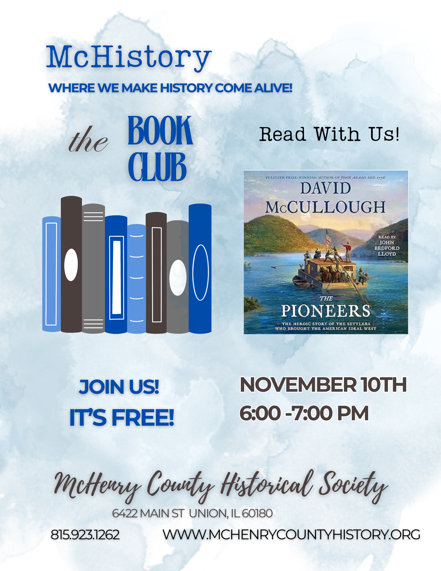 McHistory Book Club - November (Free)