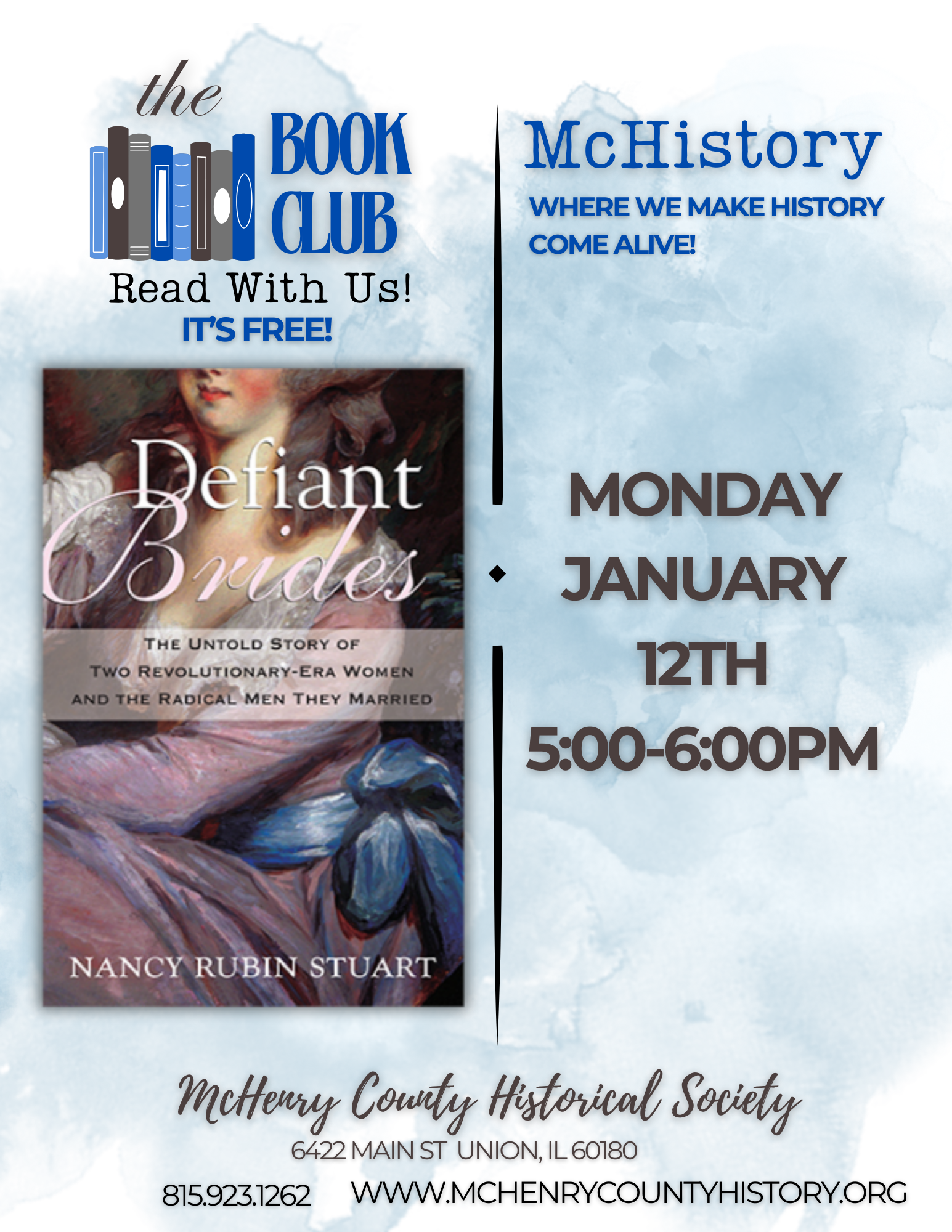 McHistory Book Club - January (Free)