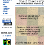 Shelf Discovery with MCHS Librarian Kris Kenney (Free)