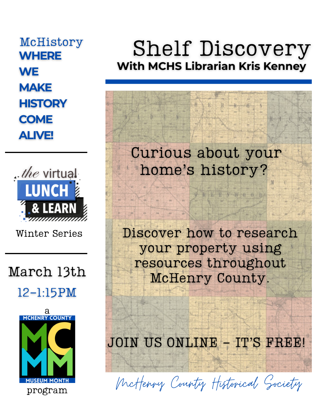 Shelf Discovery with MCHS Librarian Kris Kenney (Free)