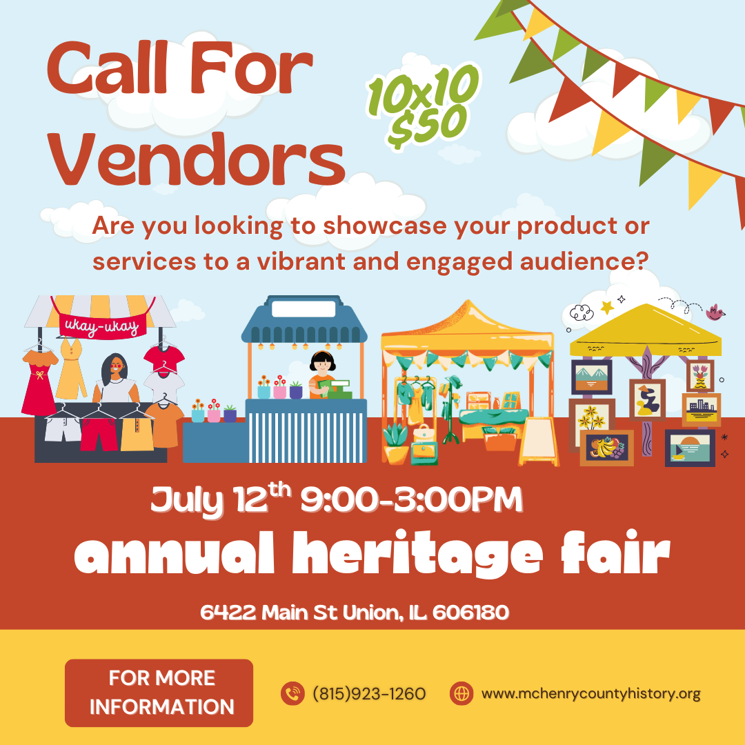 Heritage Fair Vendor Deadline