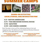 MCHS Mini Summer Camps, 6/4