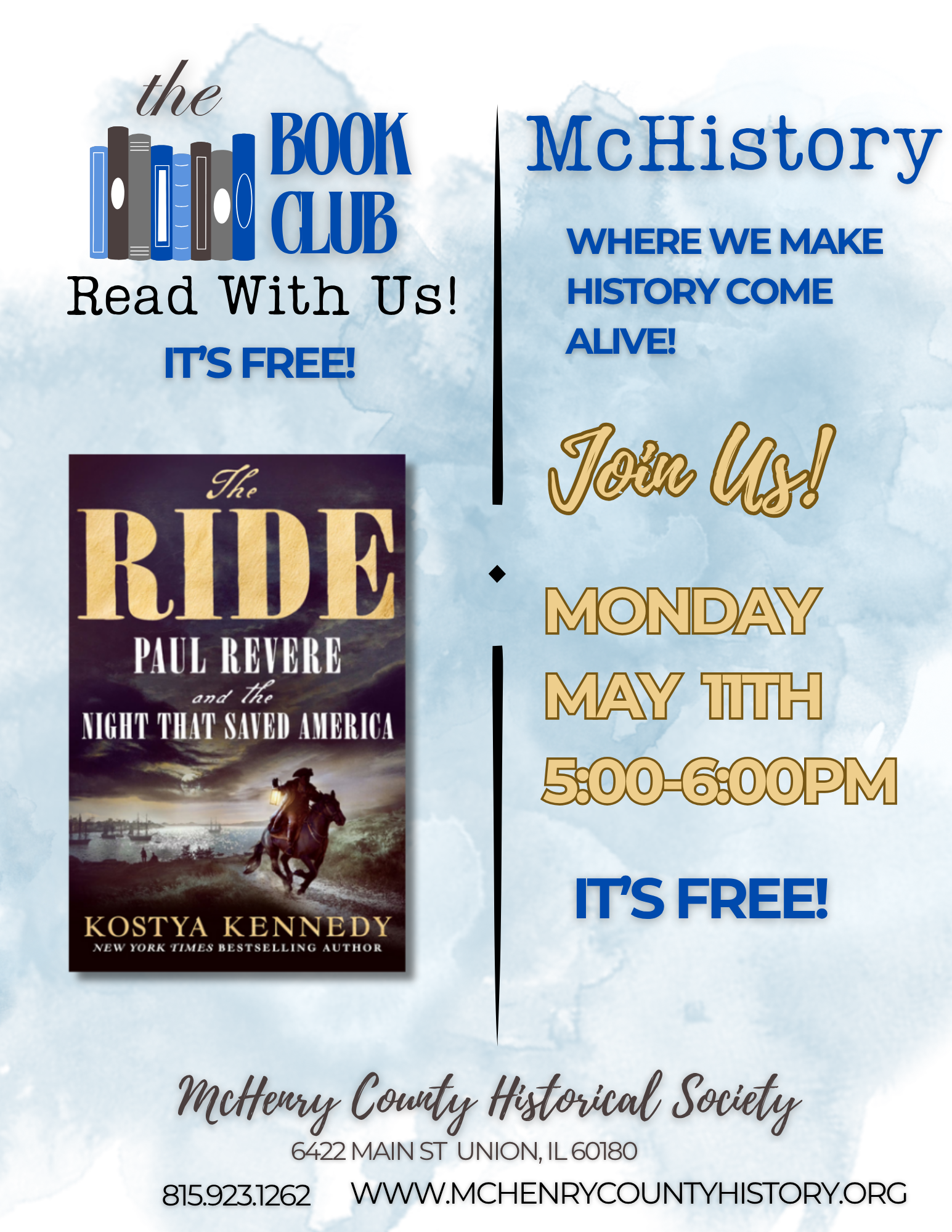 McHistory Book Club - May (Free)